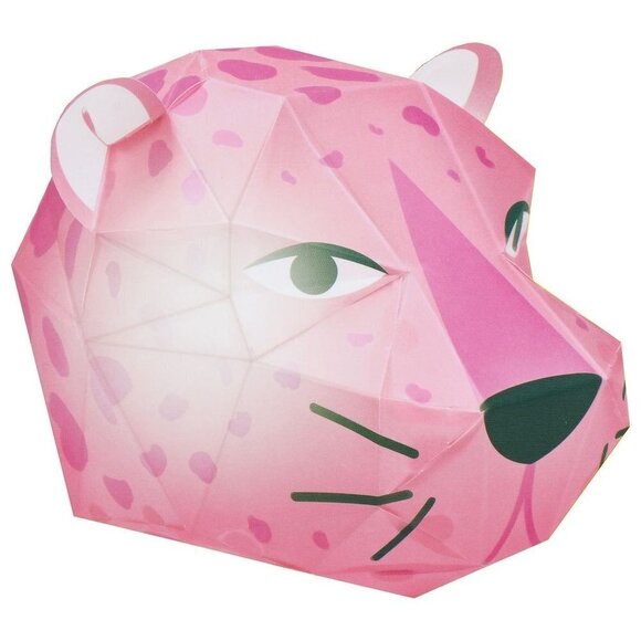 Leopard Light Make Your Own Paper Light Pink - Picture 1 of 8